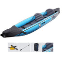 Kayak Gonfiabile Biposto 376x77x34cm ZRAY Roatan con Pagaia a Doppia Pala