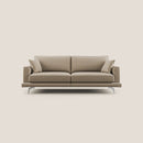 Divano 2 Posti 178x88x93 cm in Tessuto Beige