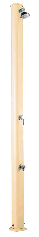 Doccia Solare da Giardino 25L Miscelatore e Lavapiedi Arkema Jolly S Champagne Bronze