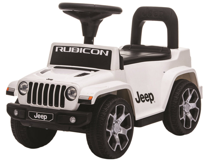 Macchina Cavalcabile per Bambini con Licenza Jeep Rubicon Bianca