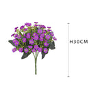 Set 5 Bouquet Artificiali di Mini Calanchoe H 30 cm