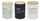 Set mit 3 Gläsern Salz, Zucker und Kaffee 750 ml aus Keramik Villa D'este Home Tivoli