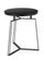 Runder Couchtisch Zaira D40 aus schwarzem Metall