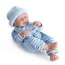 Bambola Bebè Neonato con Pigiama a Righe 38cm JC Toys