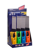 Set 16 Accendigas Ricaricabili H27,7 cm con Regolatore di Fiamma Vari Colori