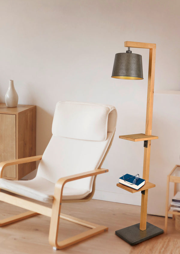 prezzo Innenstehlampe E27 aus Naturholz Naturholz