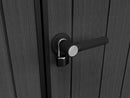 Casetta Box da Giardino 230x223,8x246 cm Newton Plus 757/775 Doppia Opzione Montaggio in Resina Evotech+ Grigio  cm