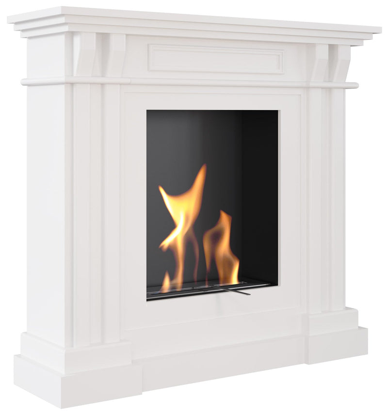 Camino a Bioetanolo da Pavimento 110,8x30,6 cm Flig Davie Bianco