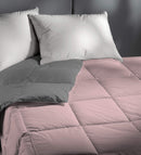 Trapuntino Doubleface 120gr Grigio Scuro e Rosa Varie Misure