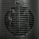 Stufetta Elettrica Oscillante da Scrivania 19,5x14,8x28 cm 1500W Nera