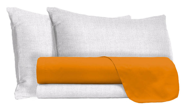 Satz Bettwäsche und Kissenbezüge aus Kürbisbaumwolle in verschiedenen Größen prezzo