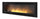 Camino a Bioetanolo da Parete/Incasso 150x49 cm Frame 1500 Nero con Vetro