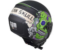 Casco Jet per Scooter Visiera Sagomata CGM Cancun 107S Nero Opaco