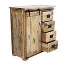 Mobile Winston 90x45x100 h cm in Legno Marrone