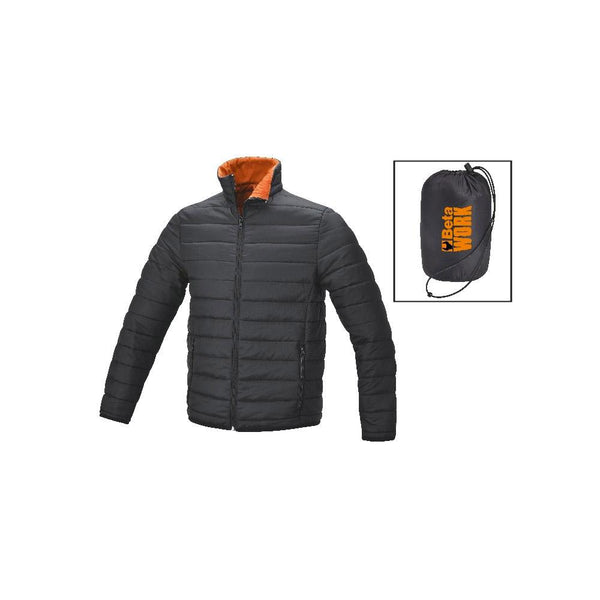 sconto Schwarze, wattierte Arbeits-Bomberjacke mit Taschen Gr. S-Beta