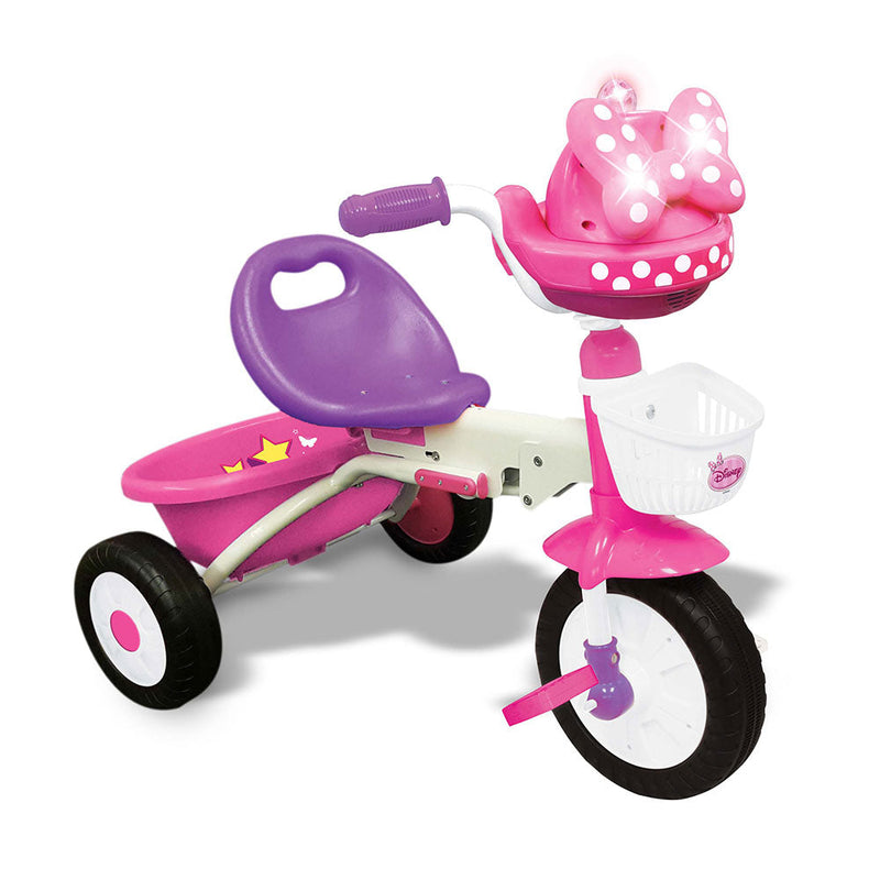 Triciclo Minnie Pieghevole con Luci e Suoni per Bambini