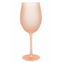 Set 6 Calici Effetto Ghiaccio Happy Hour Sunset in Vetro VdE Tivoli 1996 Rosso