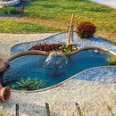 Laghetto Artificiale Roccia da Giardino 350x220x60 cm 1800 Litri