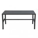 Tavolino Montreal 92x45x45 h cm in Acciaio Antracite