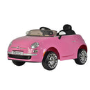 Macchina Elettrica per Bambini 12V con Licenza Fiat 500 Rosa