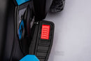 Quad Elettrico per Bambini Safari 6V con Bauletto Posteriore Blu  