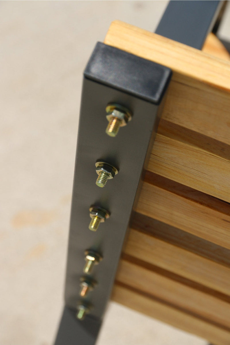 Panca da Giardino in Ferro e Legno Soriani