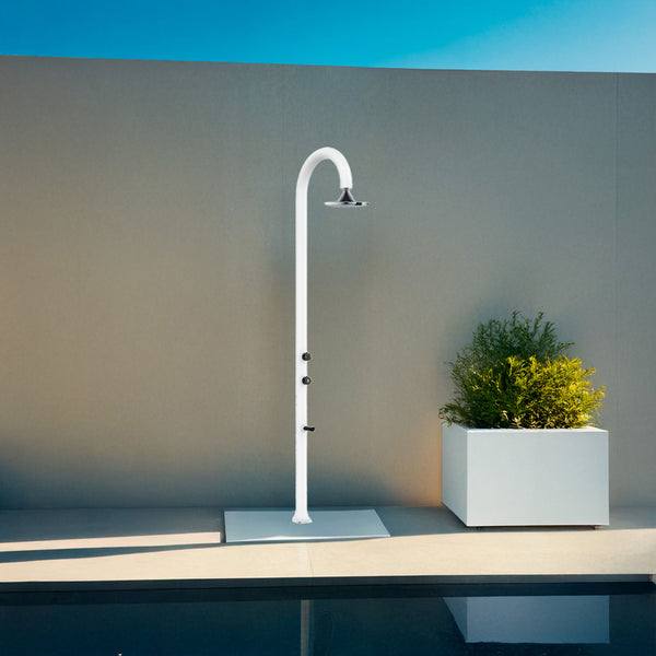 acquista Doccia da Giardino in Alluminio Soffione I-switch a 3 Getti Sined Luna Alu Sensor Bianco