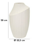 Vaso Ice Ø22,5x38 cm in Mgo Crema      