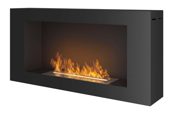 online Bioethanol Wandkamin 91x44 cm Blackbox 910 Schwarz