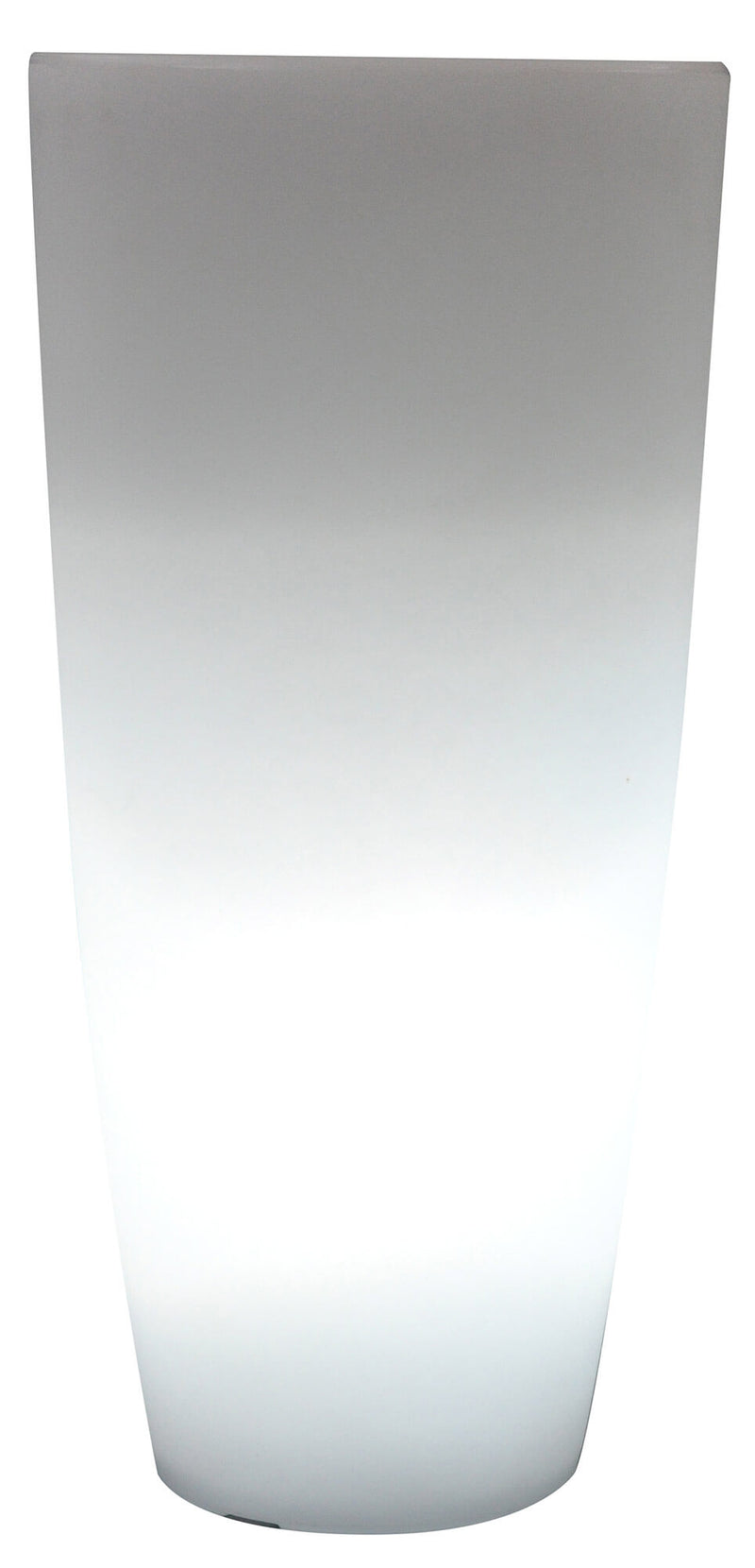 Vaso Luminoso Tondo Ø33x70 cm Bauer Home Light Ghiaccio e Bianco