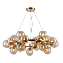 Lampada pendente Modern in Metallo Dallas Oro
