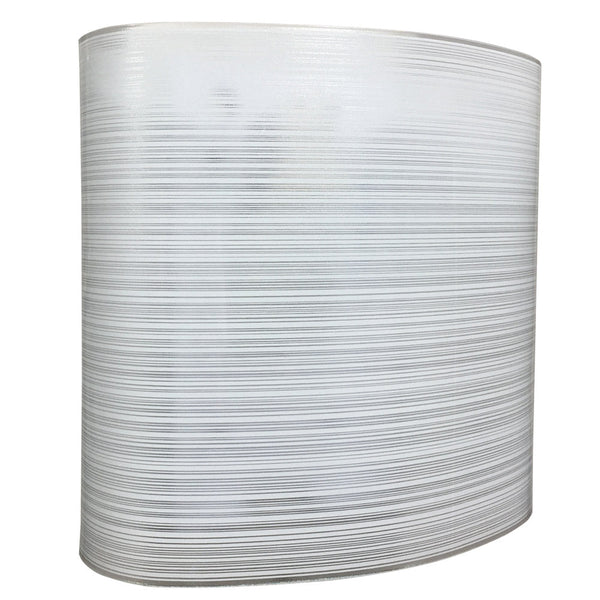 Wandleuchte 1xE27 Weißer Rahmen Glasplatte Weiße Streifen E-Energy Cora sconto