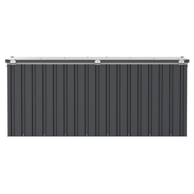 Baule Porta Attrezzi da Esterno 770 Litri in Acciaio Zincato Antracite