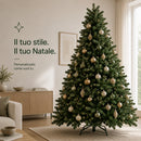 Albero di Natale Canada 180 cm Verde Decorazione Addobbo Natalizia Foltissima