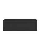 Mensola da Parete 1 Cassetto 45x13,4x23,7 cm in Fibra di Legno Lego Maxi Nero