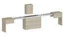 Panca Allungabile 66/290x25x45 cm Pratika Singola A Olmo Perlato  