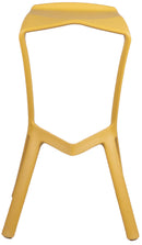 Sgabello da Bar Casa Cucina in Polipropilene Vandi Giallo