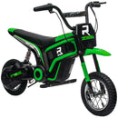 Moto Elettrica per Bambini con Acceleratore Manuale 2 Velocità 8-16km/h Verde  