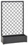 Garten-Pflanzgefäß aus Metall mit Spalier 90x32xH150 cm Anthrazit Rama