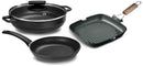 Batteria di Pentole 4 Pezzi in Alluminio Pressofuso Antiaderente Olympia Supreme