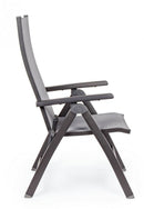 Poltrona Reclinabile Cruise Antracite in Alluminio