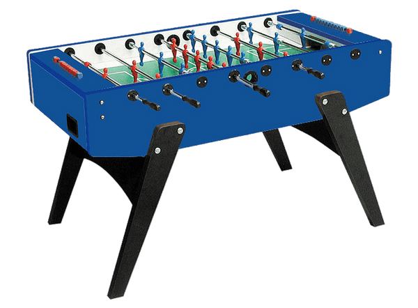 sconto Fußballtisch in Blue MDF mit Reentrant Auctions Garlando G-2000