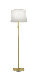 Piantana da Interno  E27 in Metallo Ottone Satinato