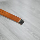 Set di 2 Sedie da Pranzo Stile Vintage Imbottite in Legno e Finta Pelle PU Nero e Marrone      