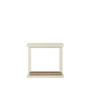 Camino Elettrico da Pavimento 75x67,8x24,5 cm Effetto Fiamma 1500W Sined Sorano Avorio