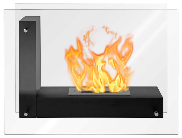 acquista Bioethanol-Bodenkamin 80x31 cm Qlima FFB8060 Schwarz