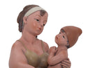 Donnina Positano con Figlio in Braccio 10x9,4x23,2 cm in Resina