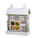 Casina con Luci H32 cm in Legno e Plastica