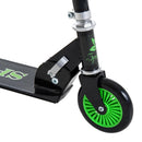 Monopattino per Bambini Pieghevole in Alluminio Nero e Verde 