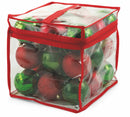 Set 27 Palline Decorative Ø8 cm per Albero di Natale Soriani Verde e Rosse